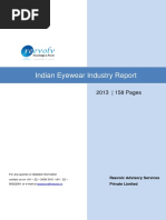 Indian Eyewear Industry Report