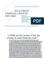 Big Bubble & Credit Financial Crisis of 2007-2008