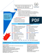 Affiche Master SC de Gestion Ver 2.0