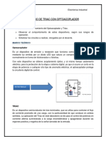 Disparo de TRIAC Con Optoacoplador