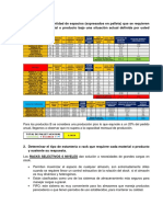 TERCER TRABAJO Caso Gestión de Almacenes