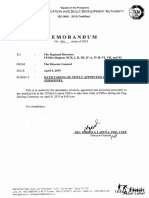 Memorandum No. 141-2019