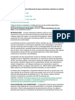 Diagnóstico y Diagnóstico Diferencial de Lupus Eritematoso Sistémico en Adultos