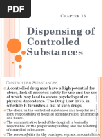 Chapter 13 Dispensing of Controlled Substances