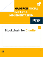 Blockchain For Social Impact