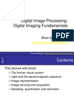 Digital Image Processing: Digital Imaging Fundamentals: Brian - Macnamee@Dit - Ie