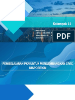 Pembelajaran PKN Untuk Mengembangkan Civic Disposition