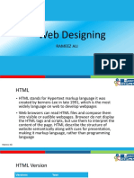 Web Designing: Rameez Ali