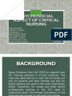 Psychosocial Aspect of Critical Nursing Pak Jo