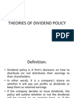 Theories On Dividend Policy2