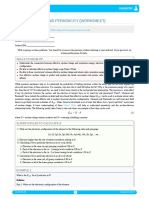 Slater'S Rules and Periodicity (Worksheet) : Skills To Develop