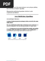 Area and Span Coherence