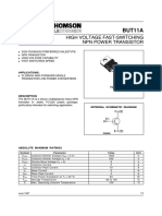 BUT11A: High Voltage Fast-Switching NPN Power Transistor