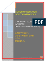 Chemistry Investigatory Project