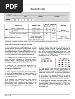 Question Paper 2014 16