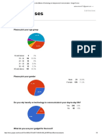 Survey On The Effects of Technology On Interpersonal Communication