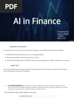 Ai in Finance