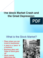 The Stock Market Crash and The Great Depression