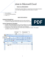 Introduction To Microsoft Excel: What Is A Spreadsheet