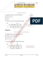 Exercices Sur (Tableau de Karnaugh) PDF