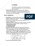 Disadvantages of DBMS:: 1.) Hierarchical Data Model 2.) Relational Data Model 3.) Network Data Model