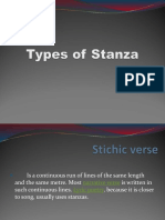 Types of Stanza