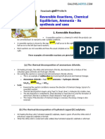 Reversible Reactions PDF