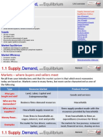 1.1 Supply Demand and Equilibrium