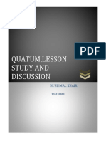 Task, Quantum Lesson Study, and Discussion