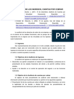 Auditoría de Los Ingresos y Cuentas Por Cobrar