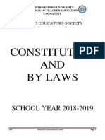 BY-LAWS AY 2018-2019 Updated