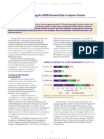 A View From The Field: Using The ACMA Research Data To Improve Practice