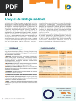 BTS Analyses de Biologie Medicale