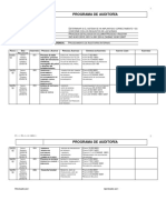 Programa de Auditoría