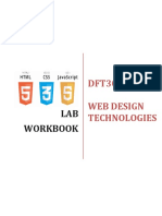 Lab WorkBook and Activity HTML CSS JavaS PDF