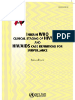 WHO HIV Clinical Staging Guidelines