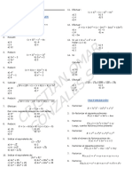 Productos Notables - Factorización