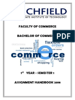 Faculty of Commerce Bachelor of Commerce