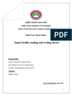 Smart Braille Reading and Writing Device Final Year Report