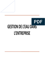 Gestion de L'eau Dans L'entreprise Polycopie 2 PDF