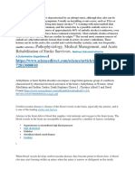 Pathophysiology, Medical Management, and Acute Rehabilitation of Stroke Survivors