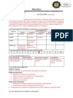 Practica de Evaluacion Fisioterapeutico en Patologias Musculo Esqueleticas