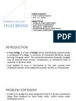 Design and Analysis of Truss Bridge-1 PDF