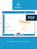 Pspdfkit: The Leading Mobile PDF Framework