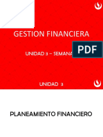 Unidad 3 - Planeamiento Financiero - Semana 10