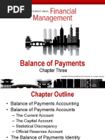 Balance of Payments: Chapter Three