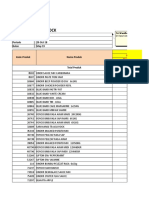 Surat Target q1 Pt. Padmatirta Wisesa - Jember