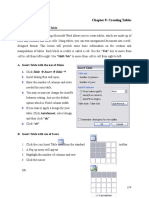 Lesson 1: Inserting Insert Table: Chapter 9: Creating Tables