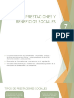 Prestaciones y Beneficios Sociales