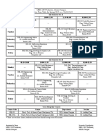 Course Timetable